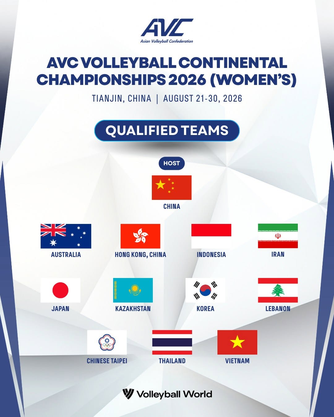 วอลเลย์บอลหญิงชิงแชมป์เอเชีย 2026